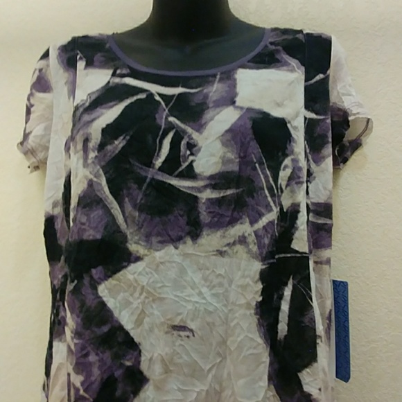 Simply Vera Vera Wang Abstract Top - Picture 4 of 8
